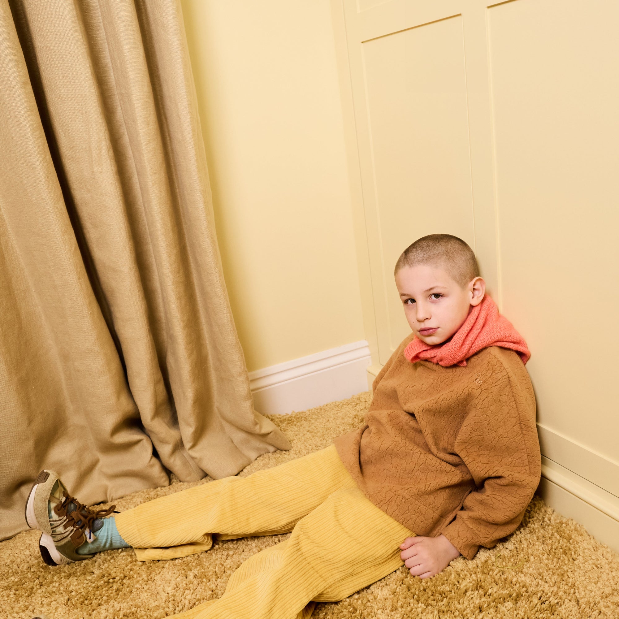 Ever Cotton Corduroy Trousers (Butter Yellow)